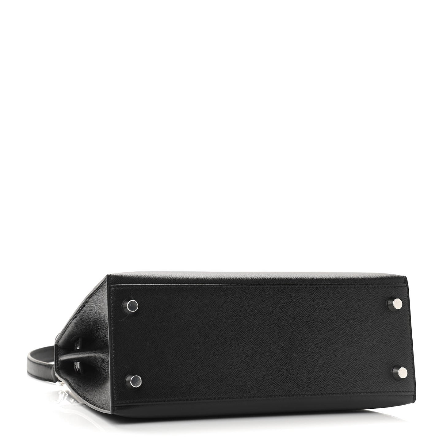 Madame Calfskin Shiny Niloticus Crocodile Kelly Sellier Touch 25 Black
