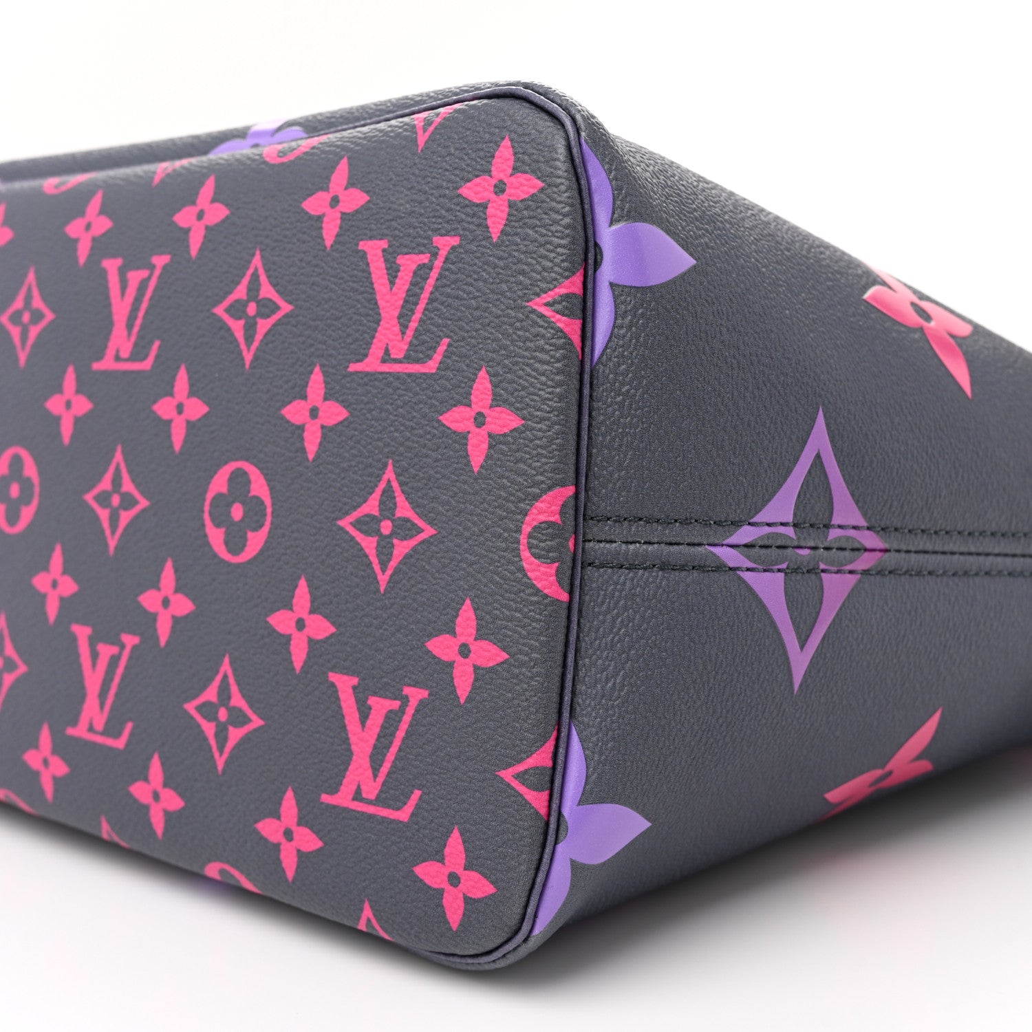 Louis Vuitton Monogram Giant Spring In The City Neverfull MM Midnight Fuchsia 10 of 10