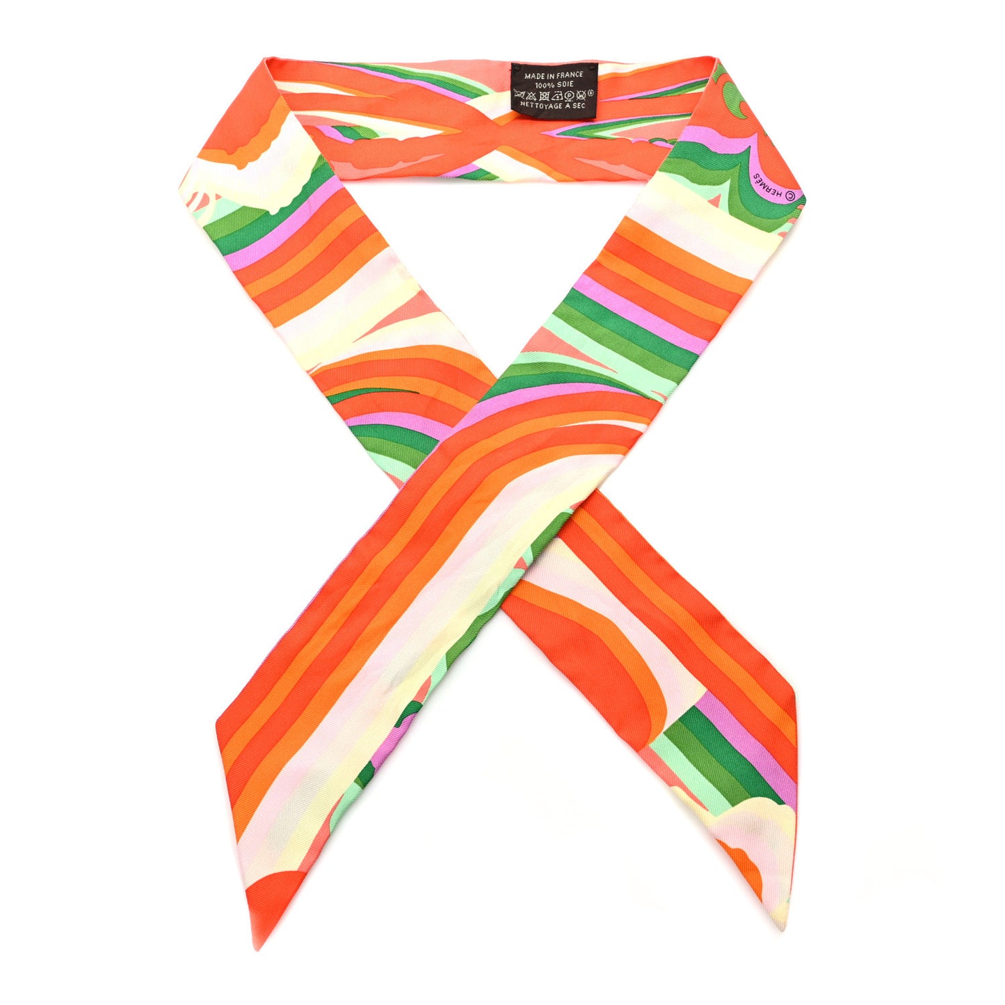 Silk Brides De Gala Shadow Twilly Orange Vert Corail