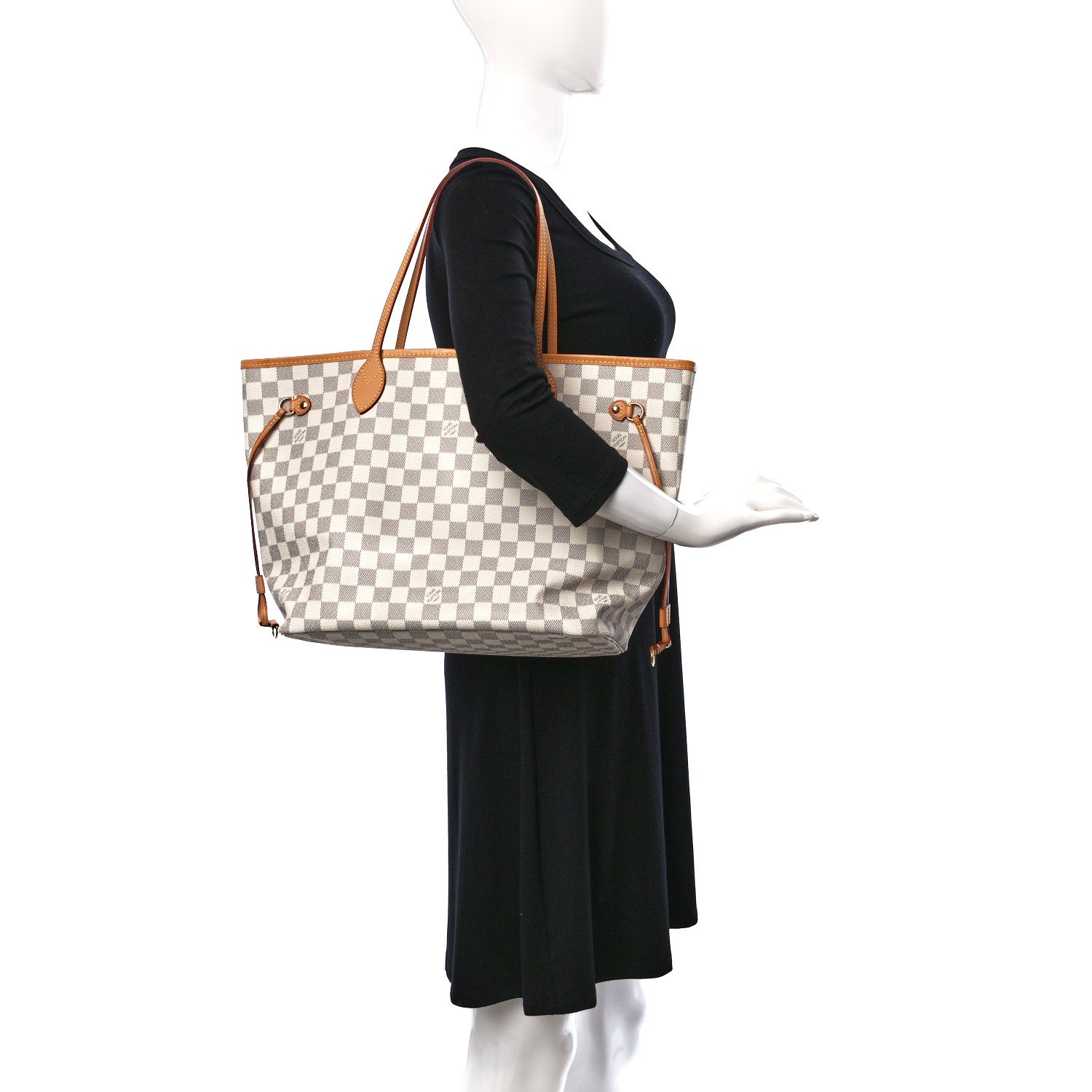 Louis Vuitton Damier Azur Neo Neverfull MM 2 of 11