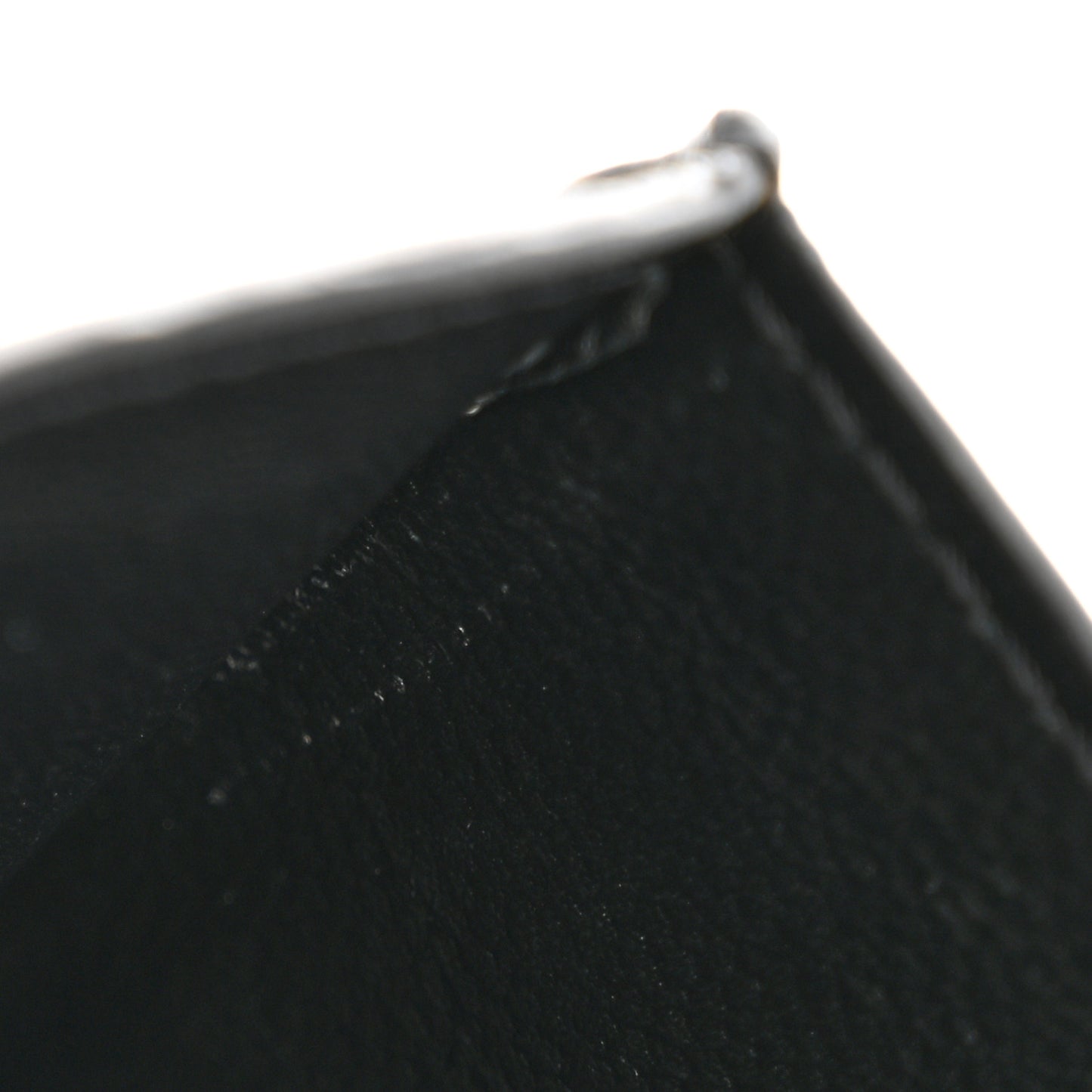 Calfskin 4G Embossed Card Holder Black