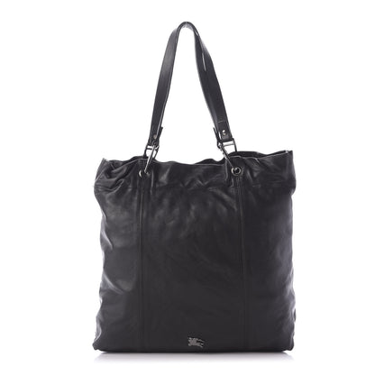 Burberry Calfskin Cinch Cord Shoulder Bag Black 1 of 8