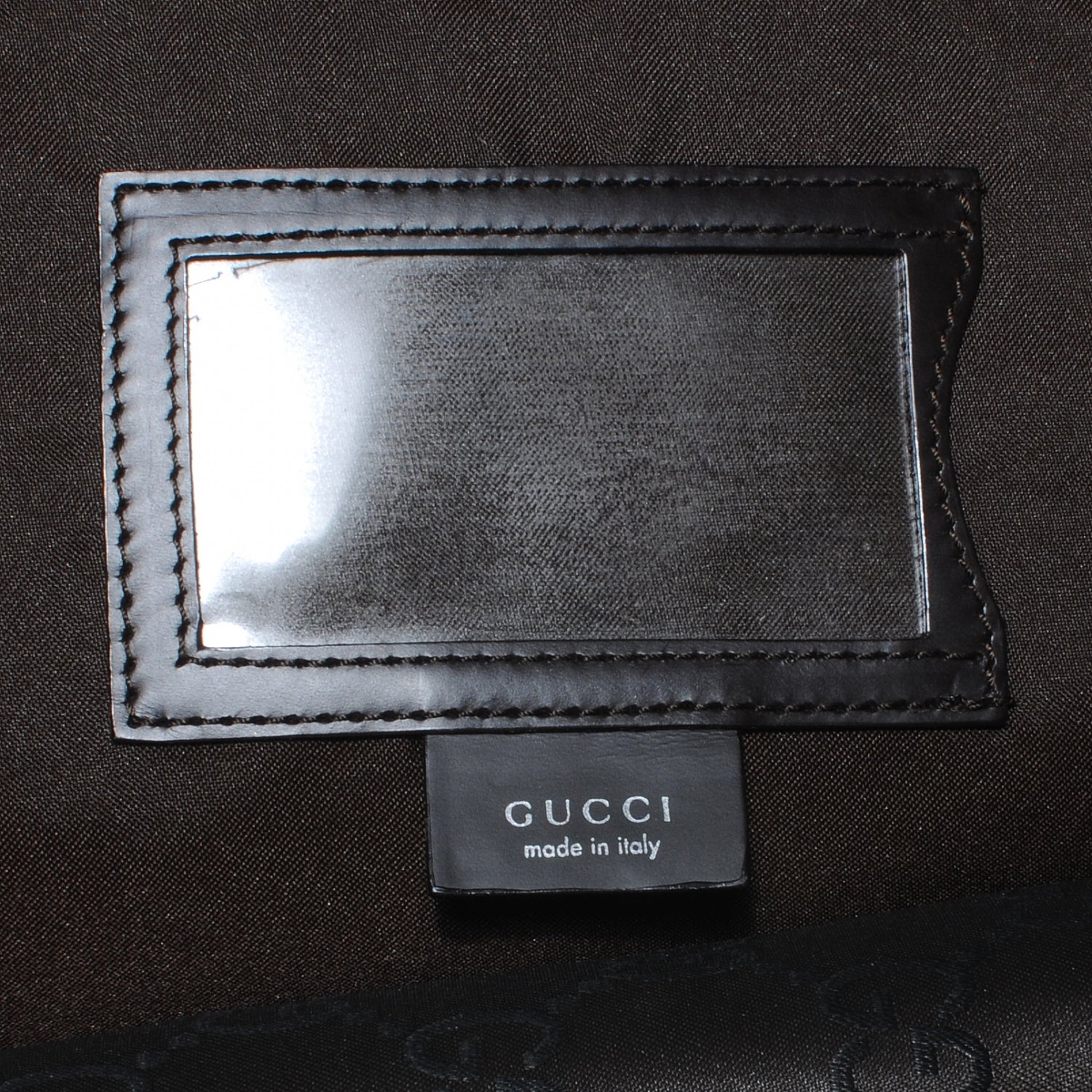 Gucci Nylon Monogram Large Lightweight Suitcase Luggage Brown 6 of 7