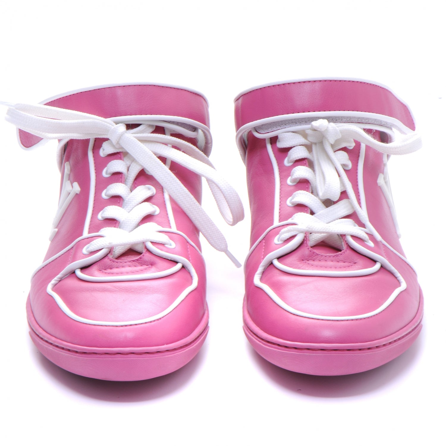 Louis Vuitton Leather Acapulco Sneakers 38 Fuchsia 2 of 6