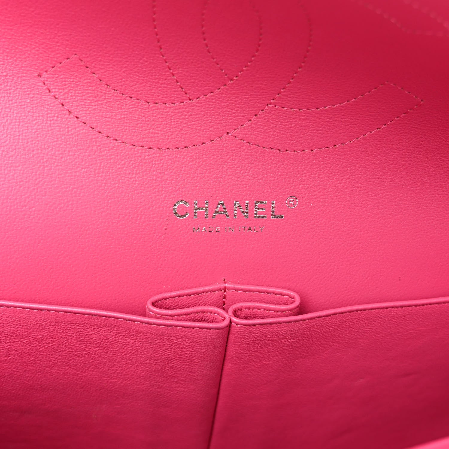 Chanel Lambskin Quilted Jumbo Double Flap Dark Pink 6 of 14