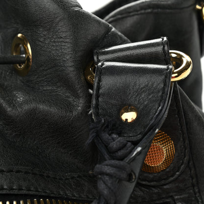 Balenciaga Agneau Giant 21 Gold Hardware Pompon Black 12 of 15