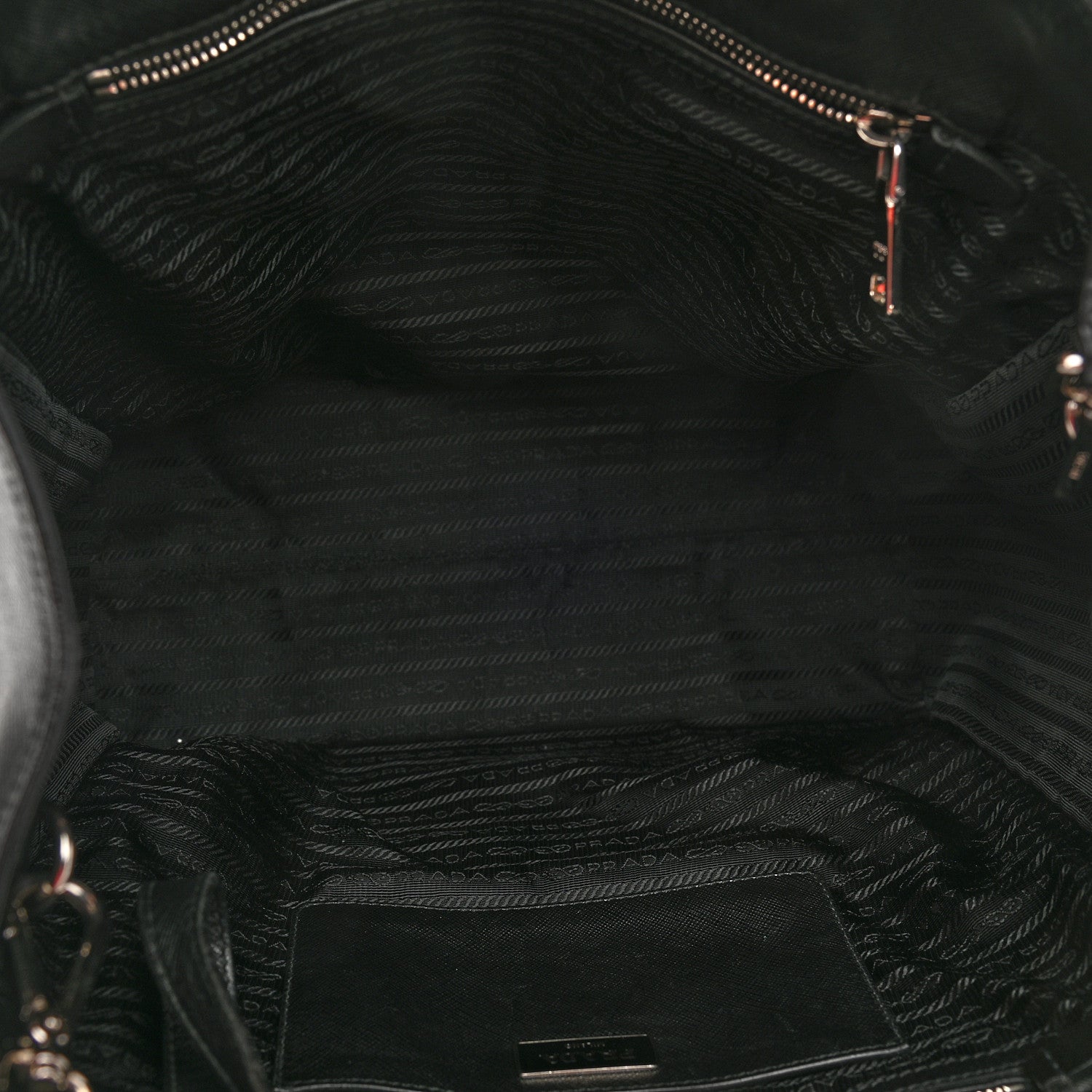 Prada Saffiano Soft Tote Black 4 of 8