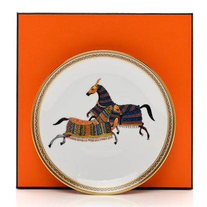 Hermes Porcelain Cheval D'Orient Bread and Butter Plate 6 of 6