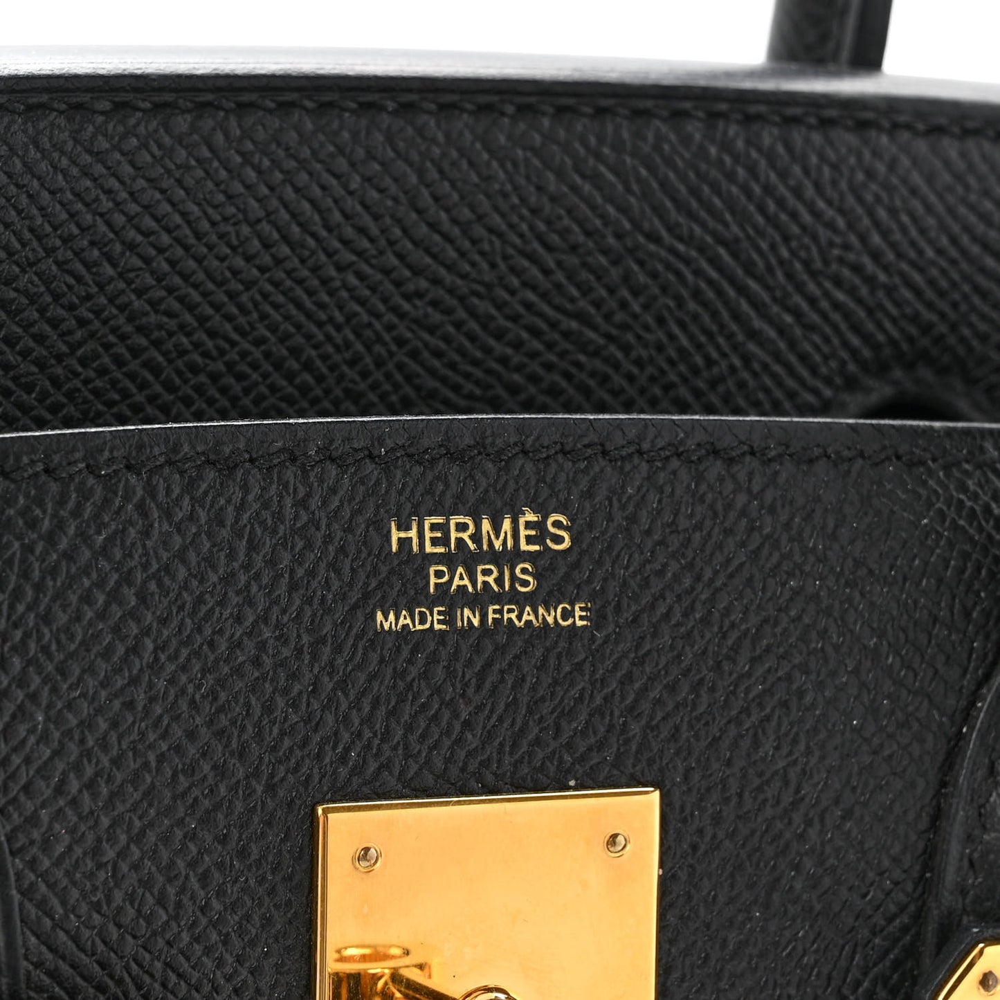 Epsom Birkin 30 Black