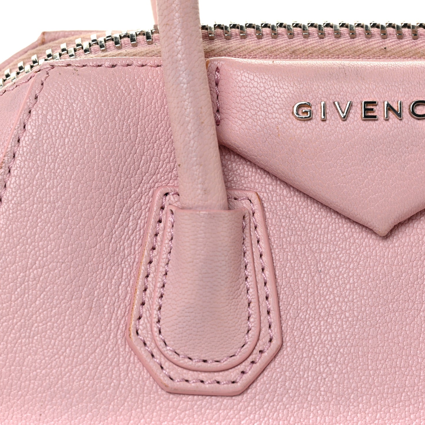 Sugar Goatskin Mini Antigona Pink