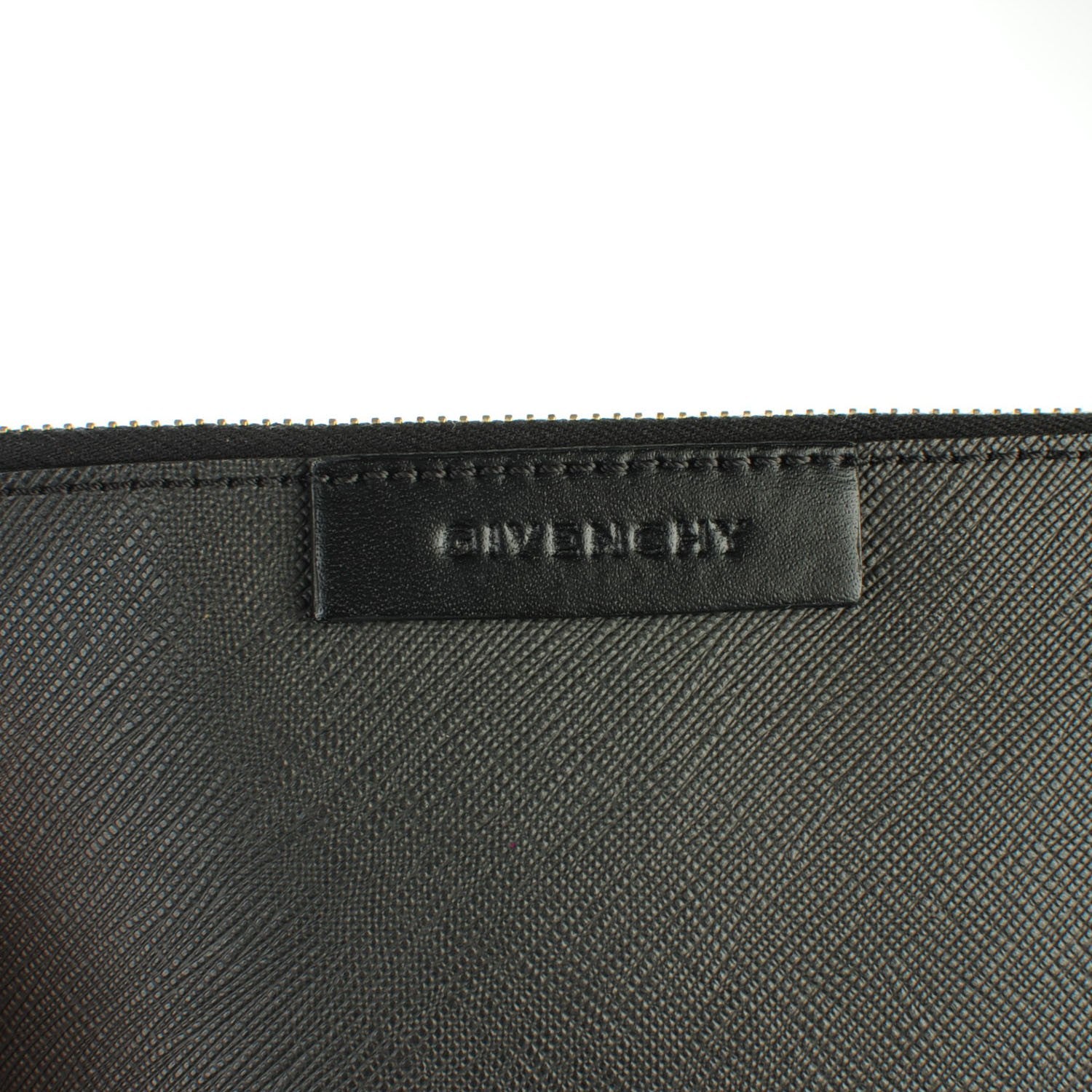 Givenchy Textured Coated Canvas Rottweiler Print Small Cosmetic Pouch Black 4 of 7