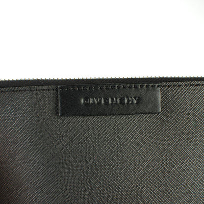 Givenchy Textured Coated Canvas Rottweiler Print Small Cosmetic Pouch Black 4 of 7