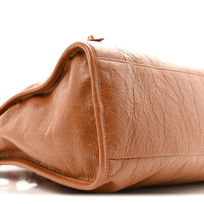 Balenciaga Agneau Arena Gold Hardware Medium Le City Camel 9 of 15