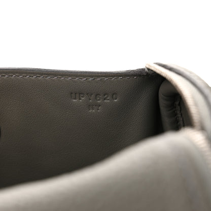 Hermes Taurillon Clemence Mini Lindy 20 Gris Meyer 7 of 11