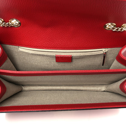 Gucci Dollar Calfskin Interlocking G Shoulder Bag Red 5 of 11