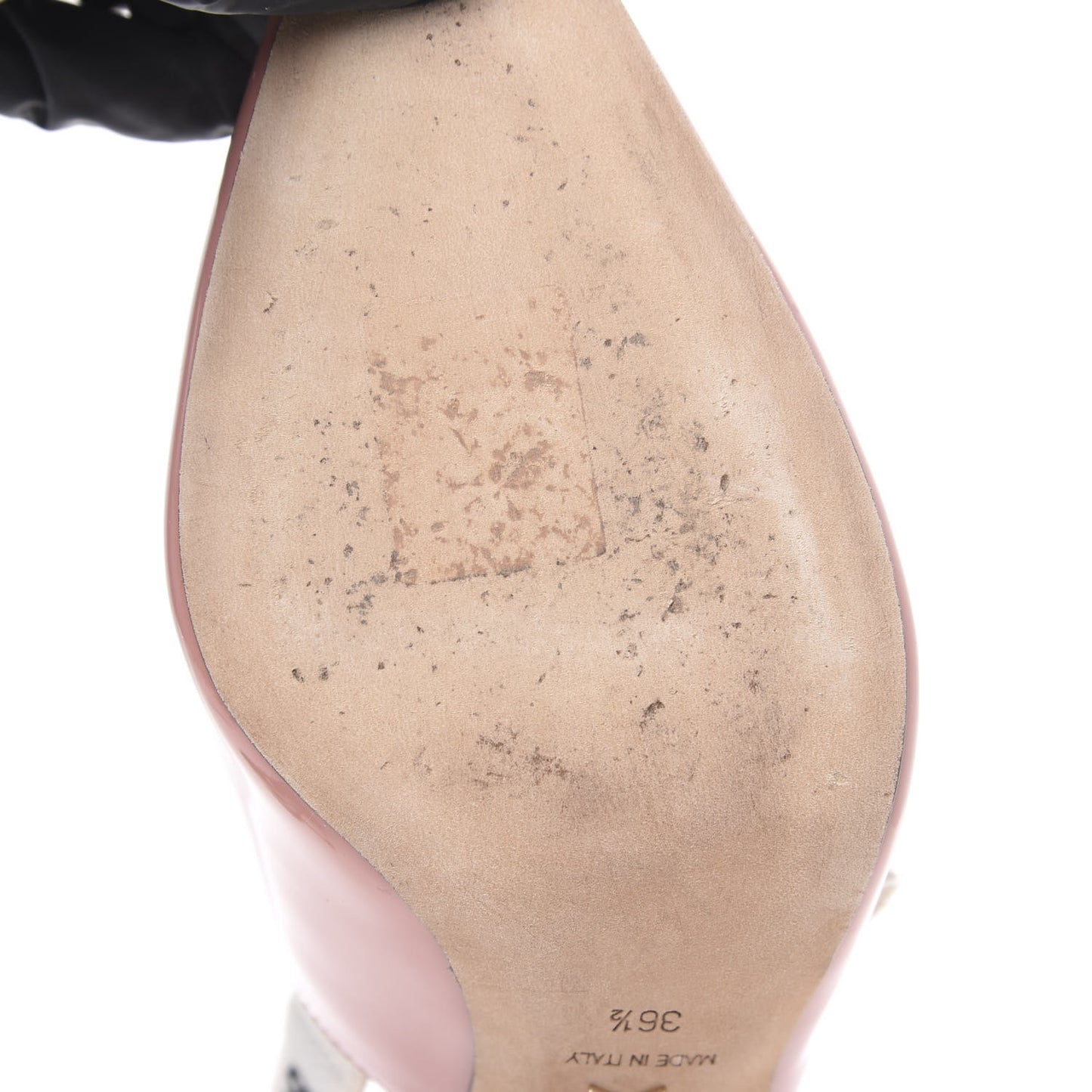 Patent Ribbon J'Adior Slingback 100mm Pumps 36.5 Pink