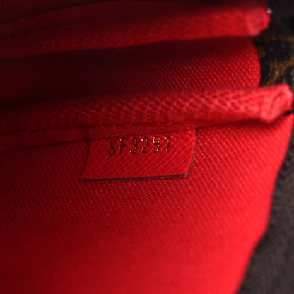 Louis Vuitton Monogram 2021 Christmas Animation London Mini Pochette Accessories Red 6 of 10