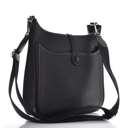 Hermes Taurillon Clemence Evelyne III PM Black 3 of 7