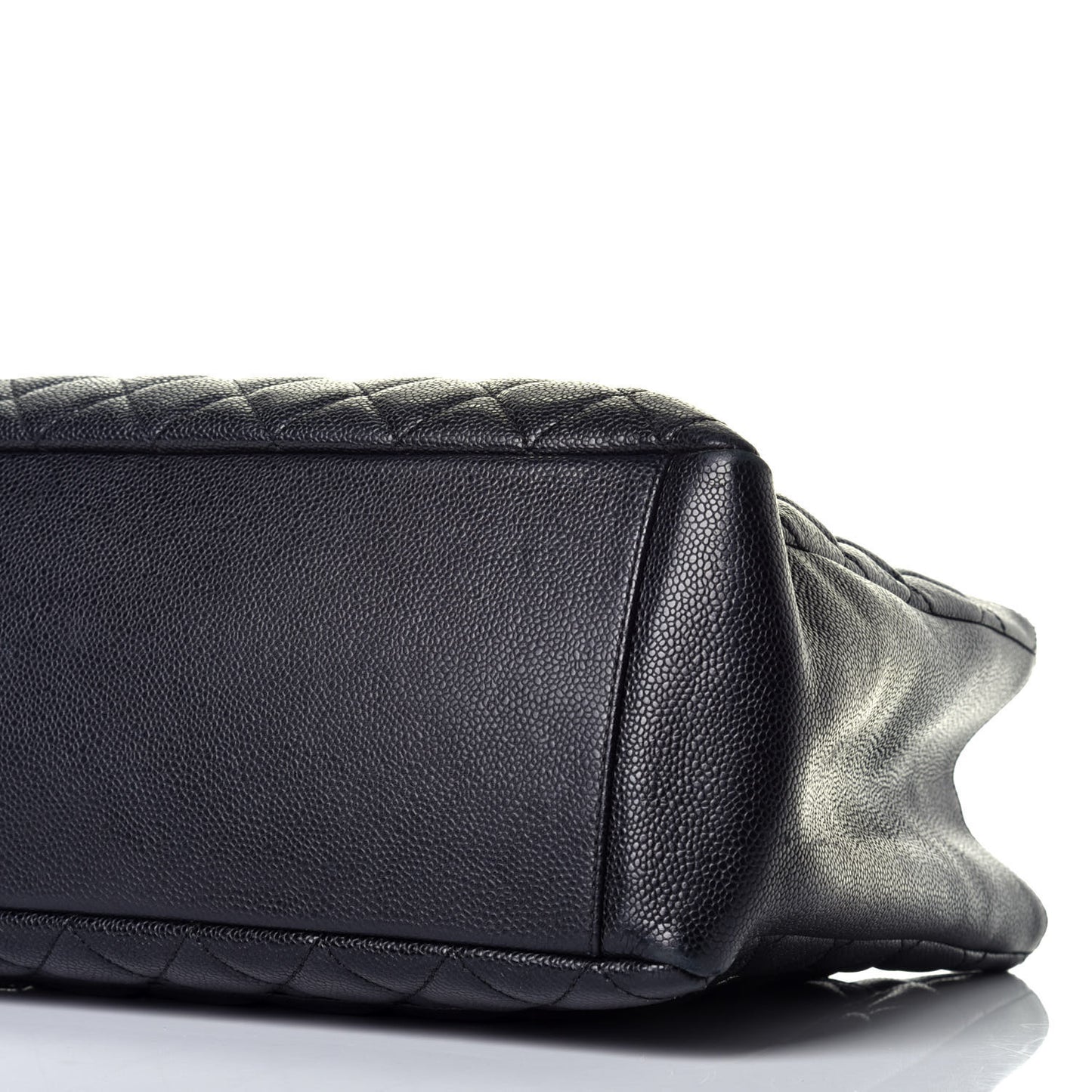 Caviar Quilted Grand Shopping Tote GST Black
