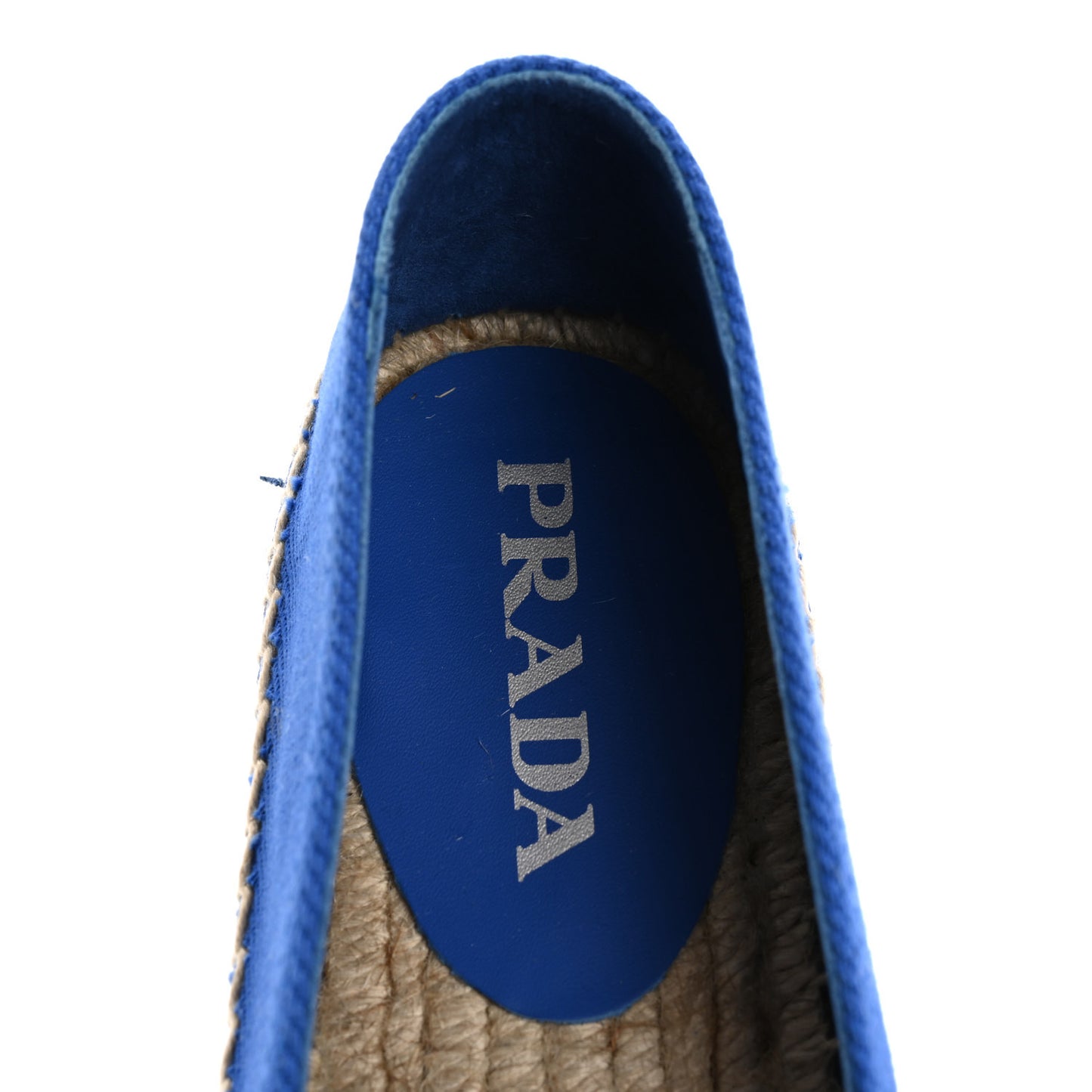 Canvas Triangle Logo Espadrilles 35 Azzurro