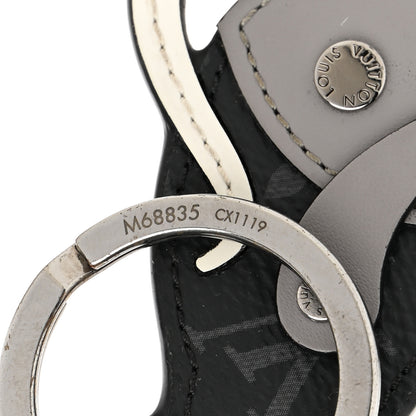 Louis Vuitton Calfskin Monogram Eclipse Rat Bag Charm Key Holder 4 of 6