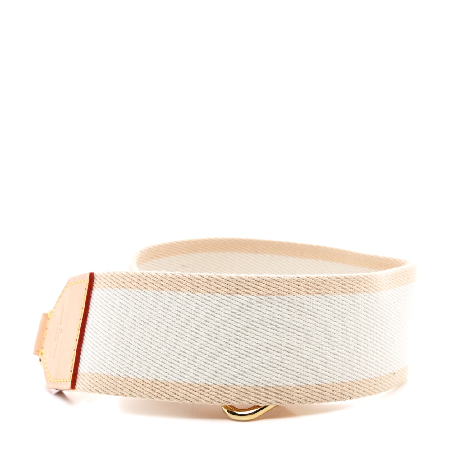 Monogram Vibe LV Shoulder Strap Beige White
