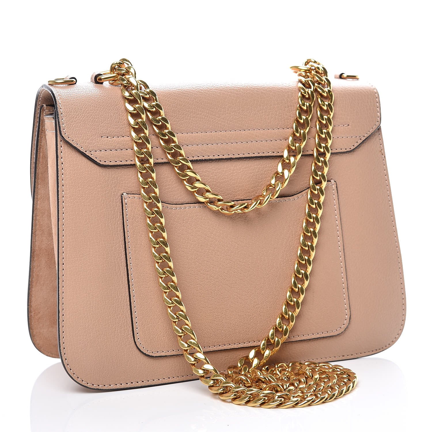 Chloe Goatskin Medium Mily Shoulder Bag Biscotti Beige 3 of 9
