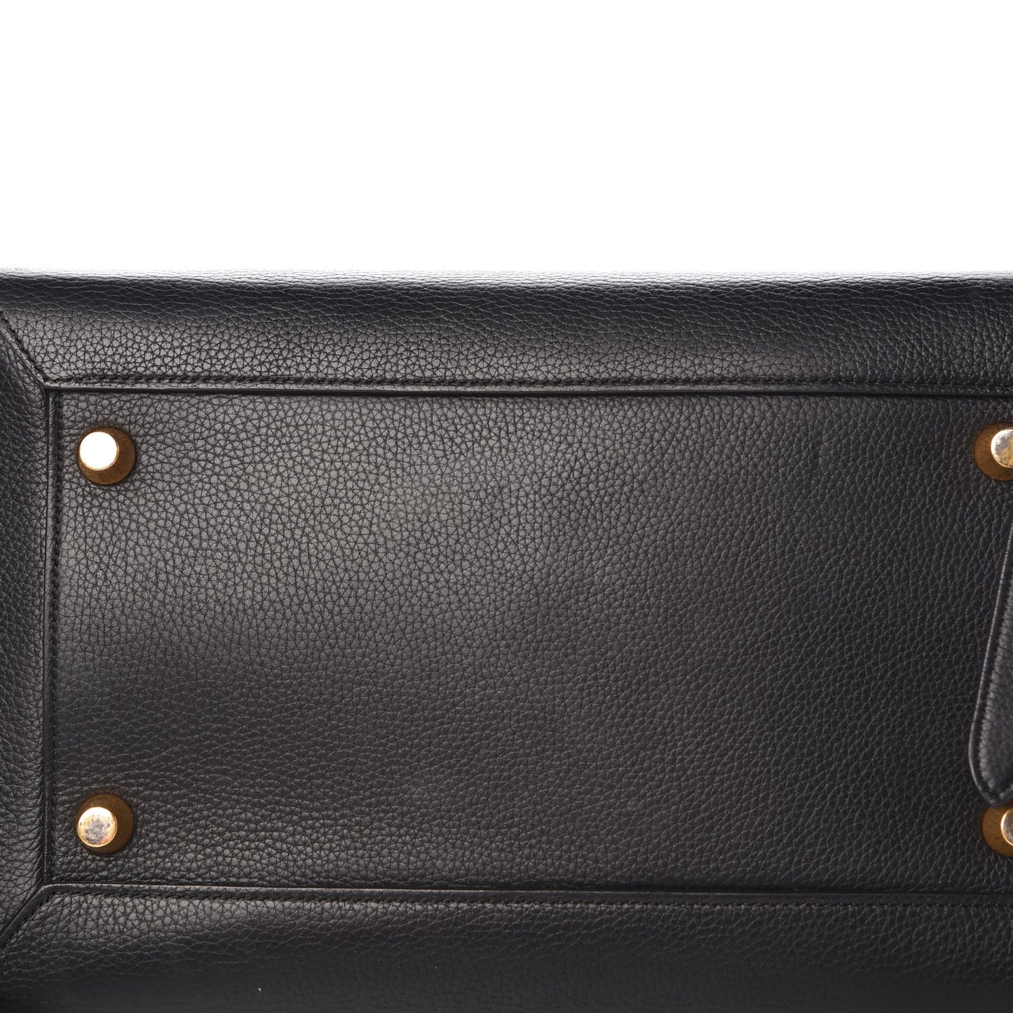 Grained Calfskin Small Belt Bag Black