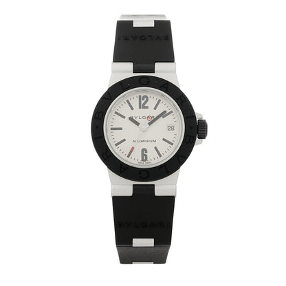 Bulgari Aluminum Rubber 29mm Diagono Quartz Watch 1 of 4