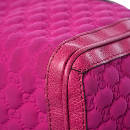 Gucci Guccissima Neoprene Techno Tag Medium Boston Magenta 14 of 20