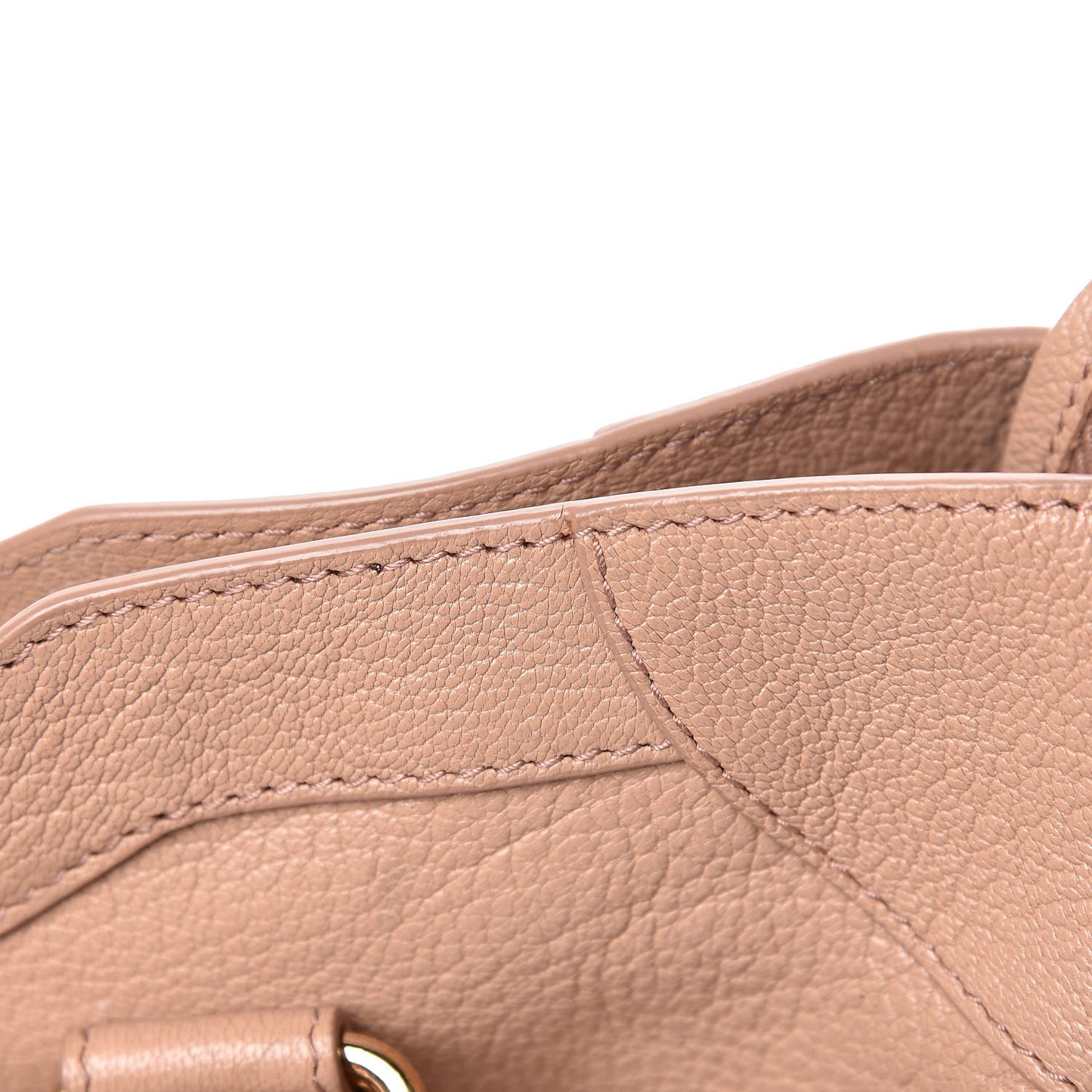 Chevre Gold Metallic Edge Hardware City Rose Des Sables