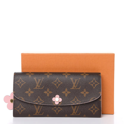 Louis Vuitton Monogram Bloom Flower Emilie Wallet 8 of 8