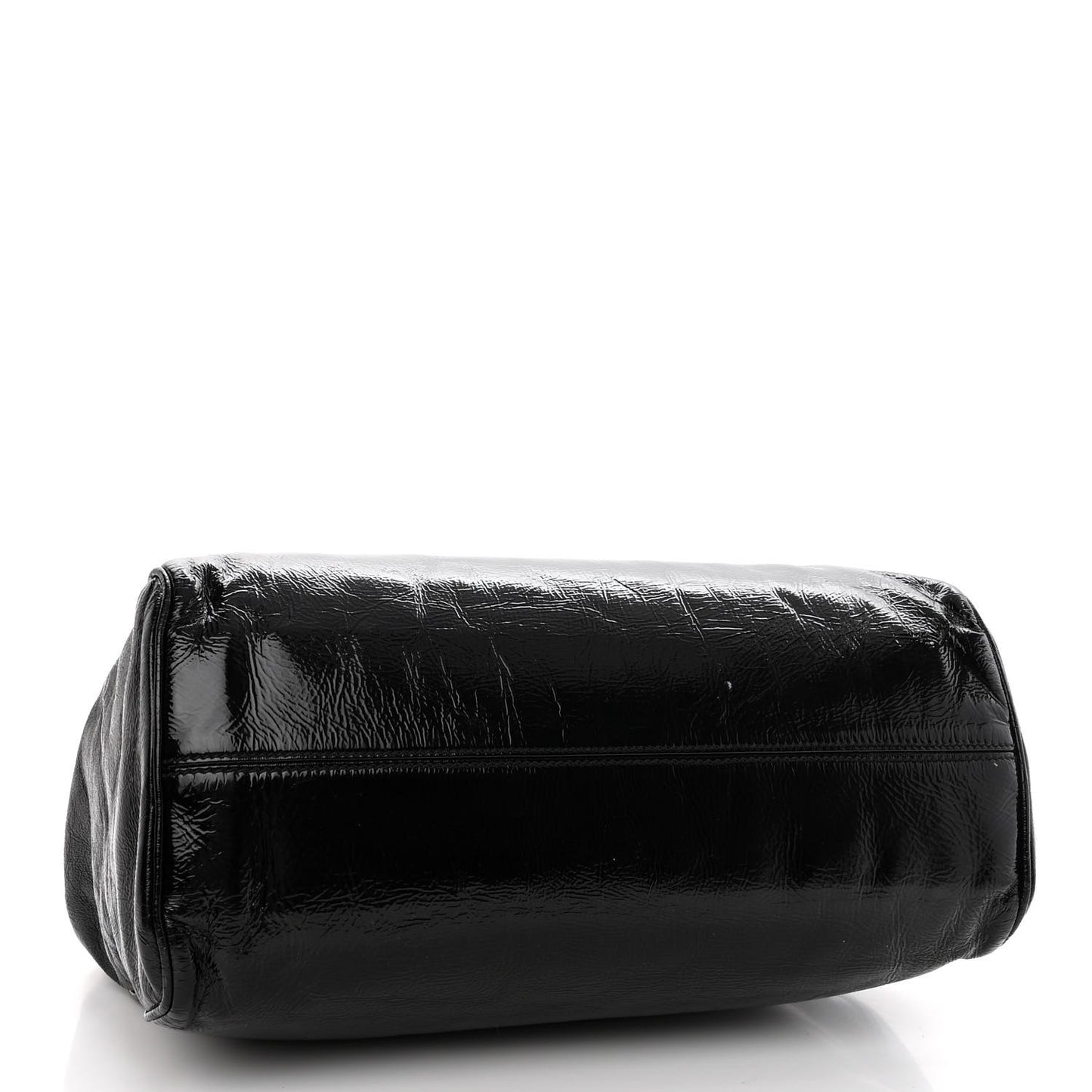 Patent Miss Sicily Tote Black