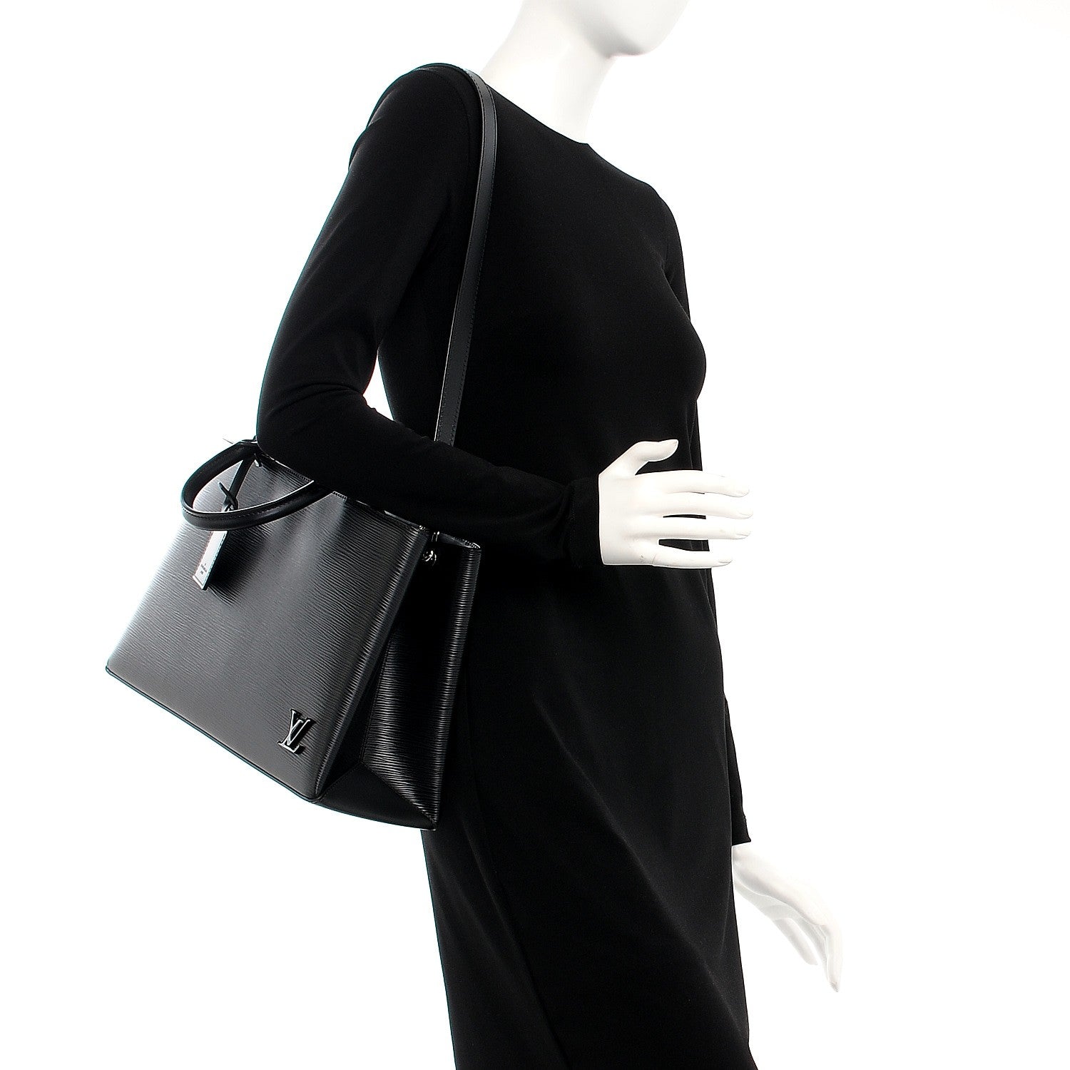 Louis Vuitton Epi Kleber MM Black 2 of 8