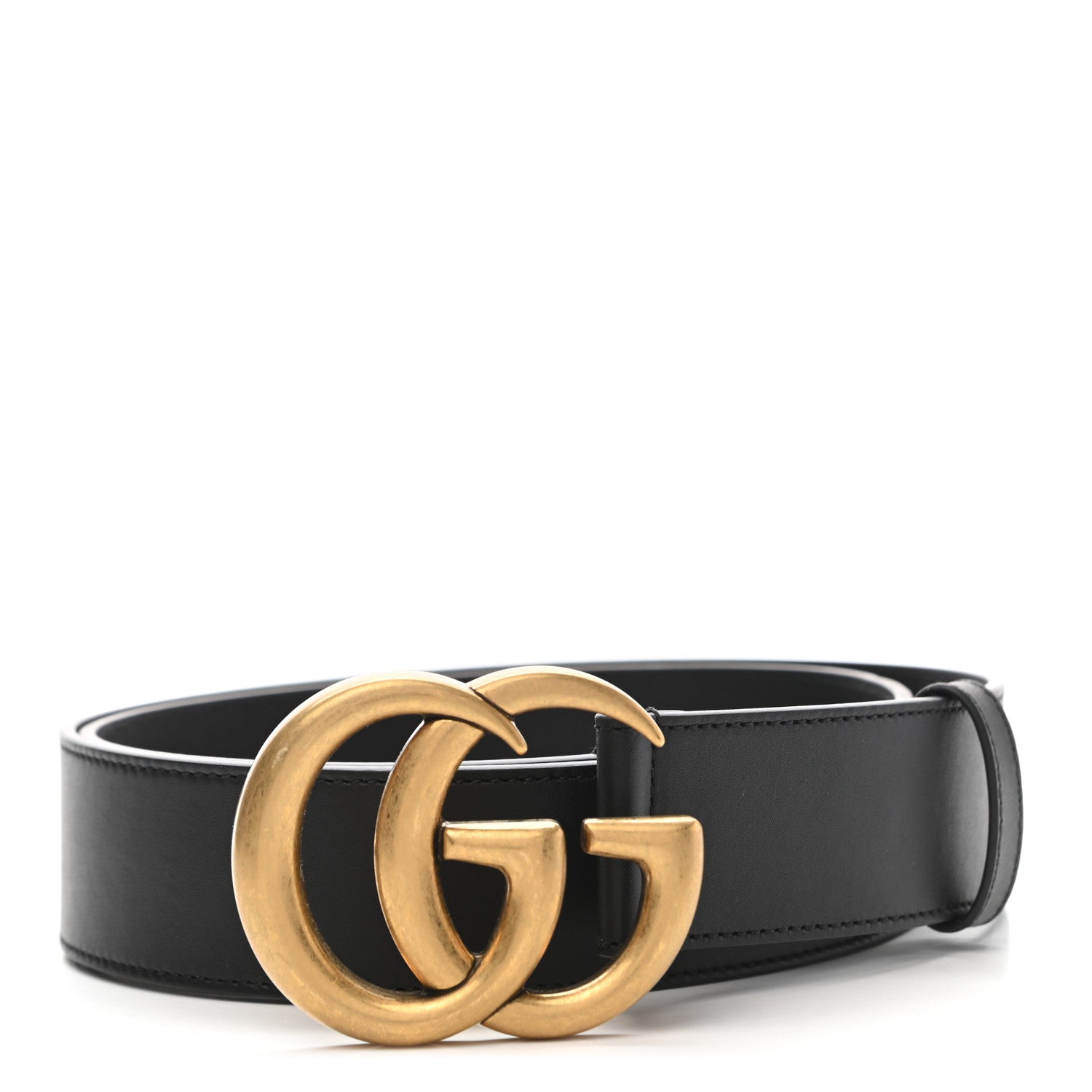 Gucci Calfskin Double G 40mm Belt 95 38 Black 1 of 6