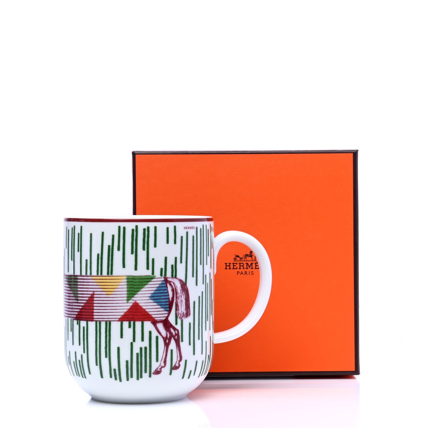 Hermes Porcelain Hippomobile Mug 6 of 6