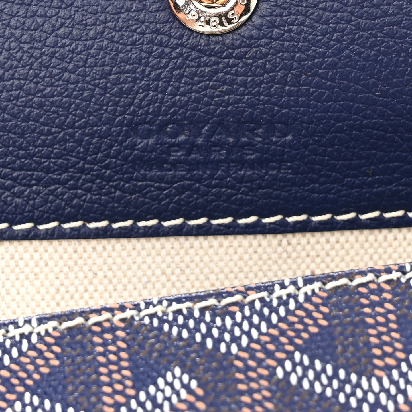Goyardine Saint Louis PM Navy