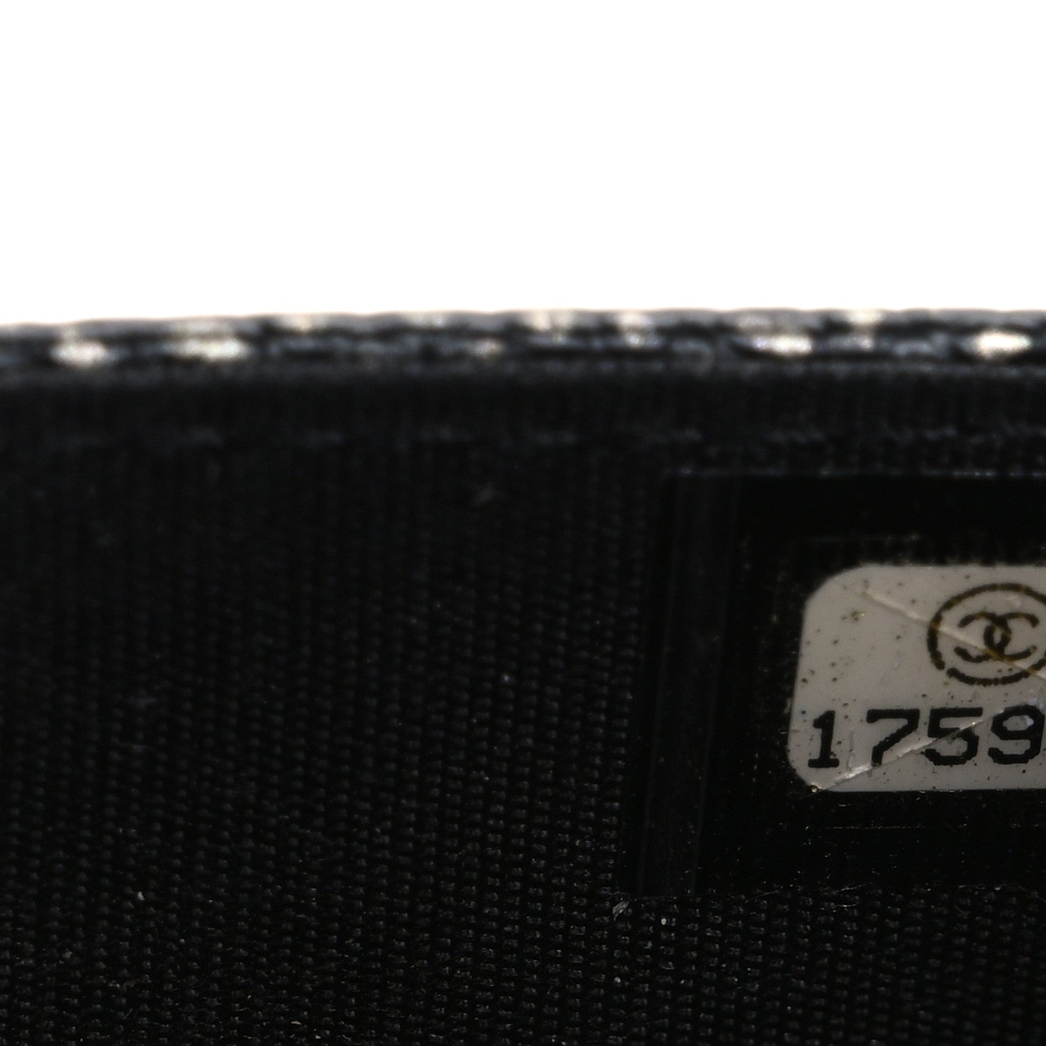 Chanel Metallic Caviar Timeless CC Wallet On Chain WOC Grey 8 of 12