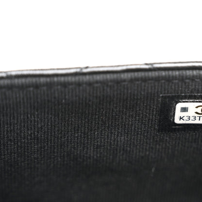 Chanel Lambskin Quilted Mini Accordion Clutch With Chain Black 7 of 11