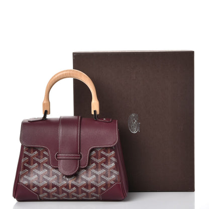 Goyard Goyardine Mini Saigon Burgundy 12 of 13