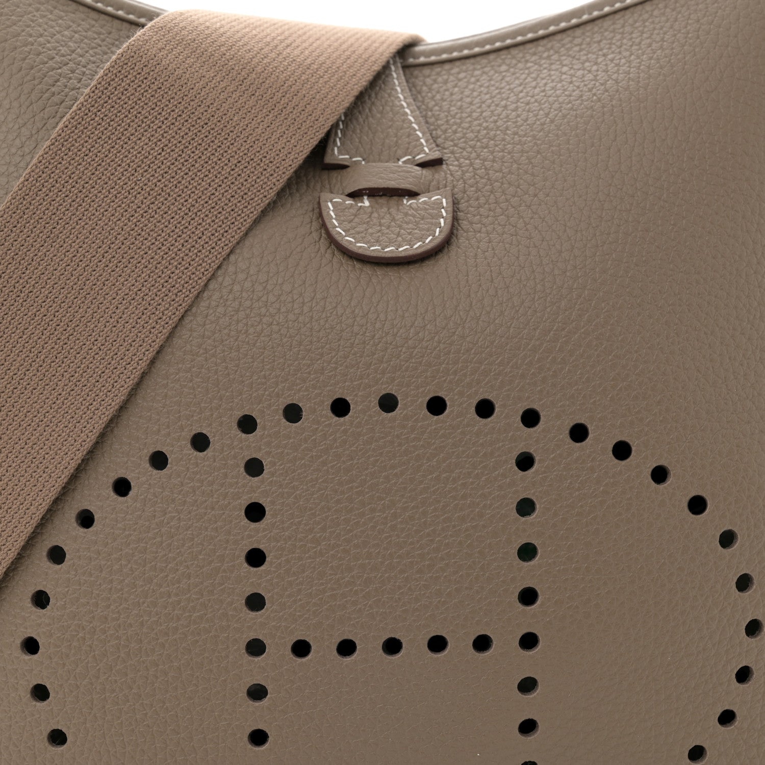Hermes Taurillon Clemence Evelyne III PM Etoupe 8 of 11