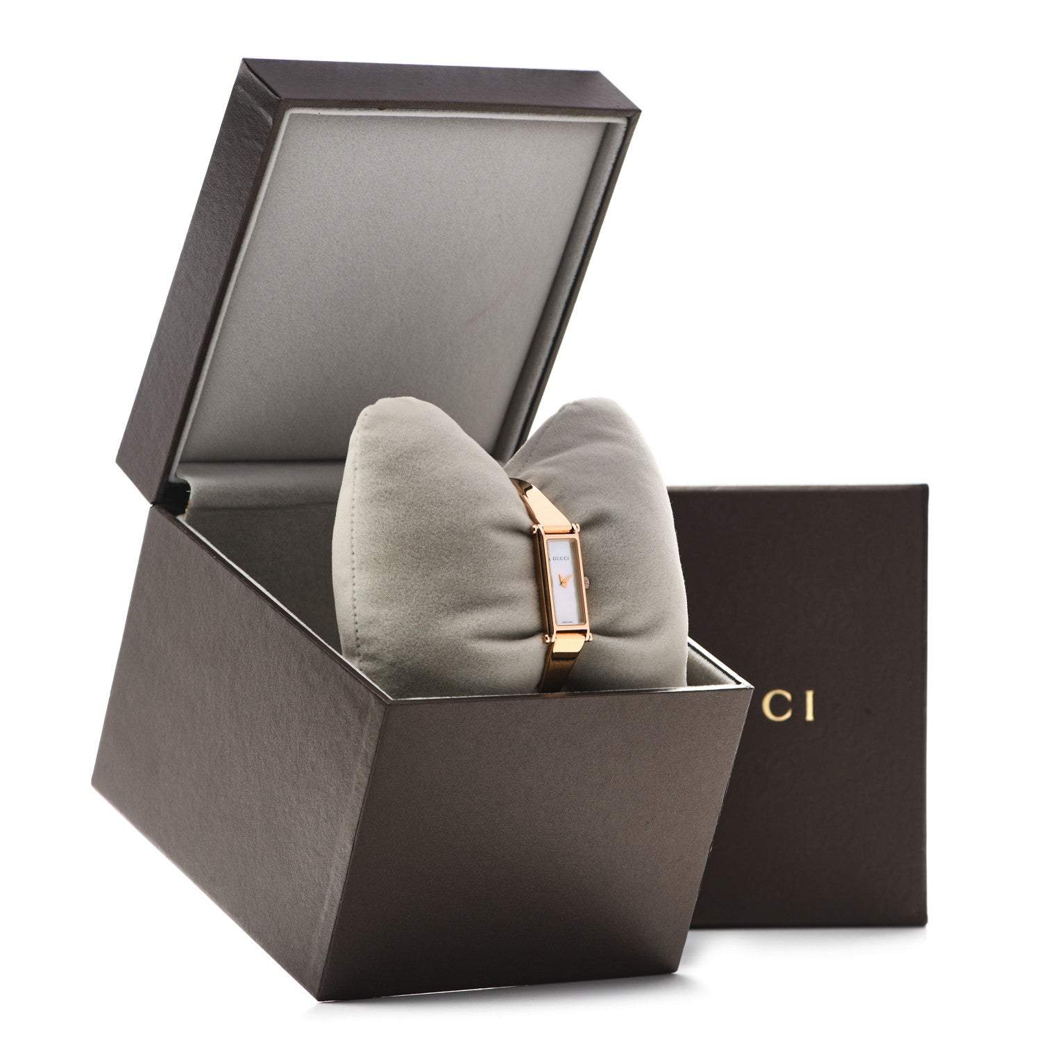 Gucci Stainless Steel Mother of Pearl 12mm 1500L Horsebit Quartz Watch 5 of 5