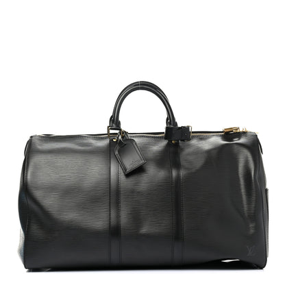 Louis Vuitton Epi Keepall 50 Black 1 of 14