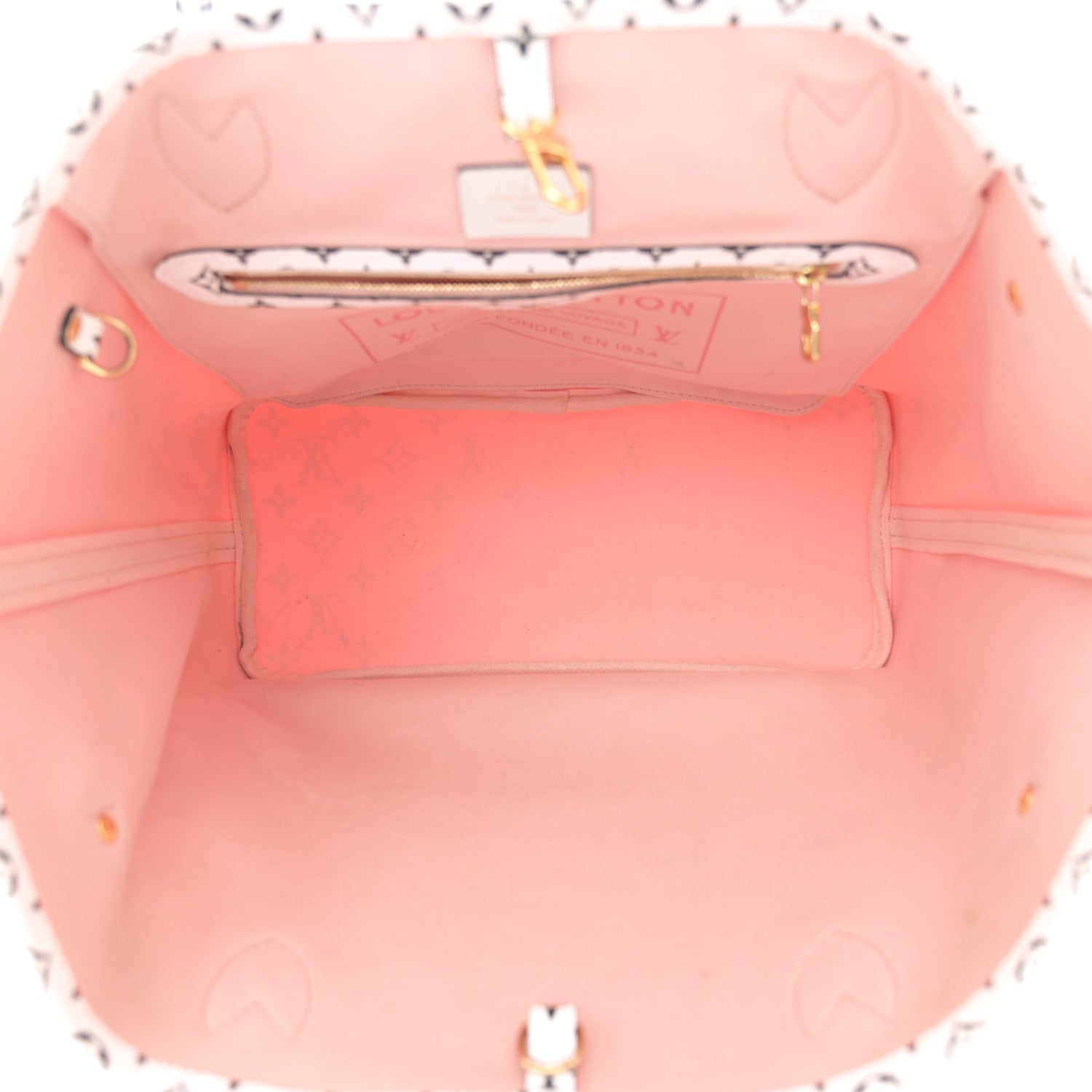 Louis Vuitton Monogram Giant Neverfull MM Rouge 6 of 12