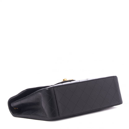 Chanel Lambskin Quilted XL Jumbo Single Flap Black 4 of 10