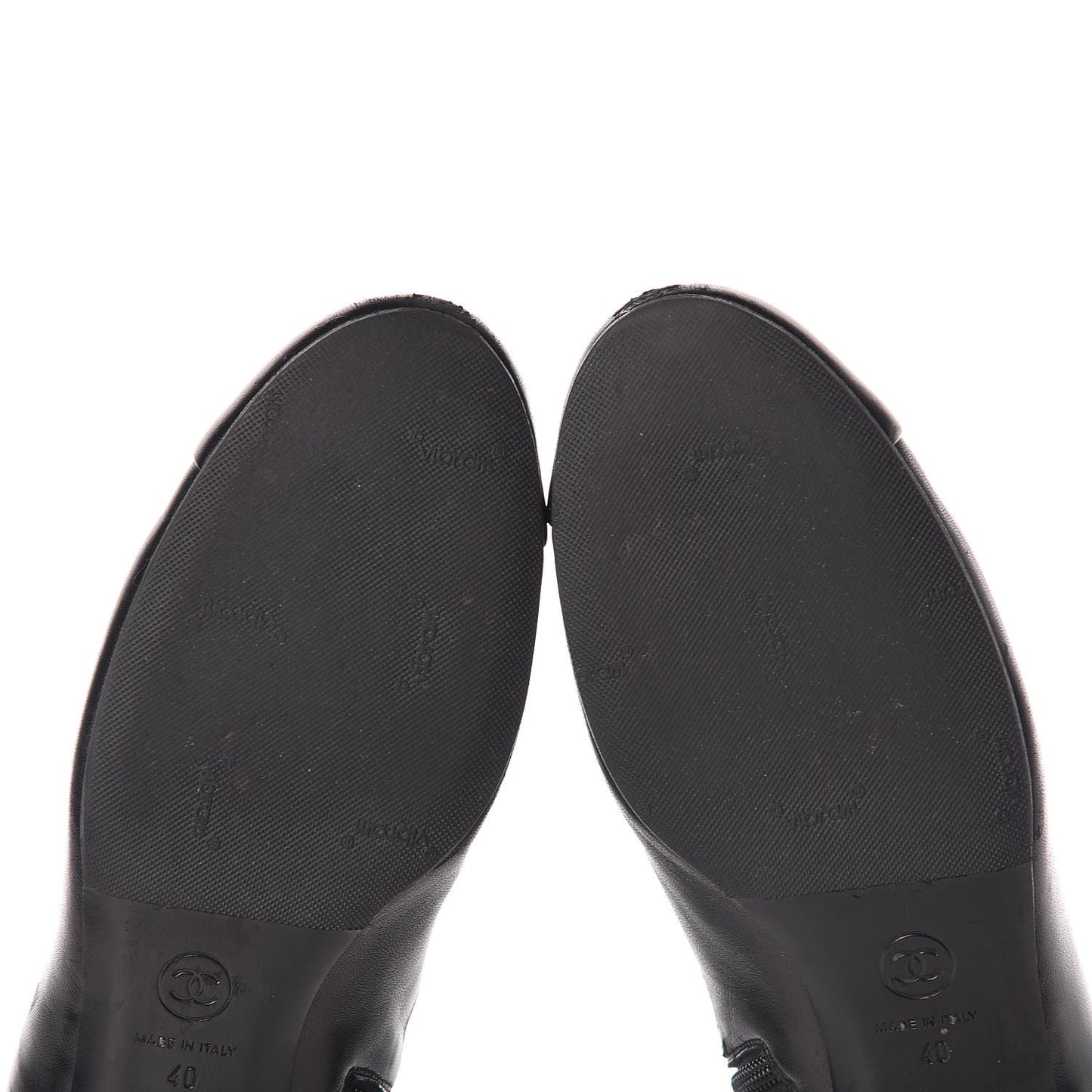 Lambskin Pearl Short Boots 40 Black