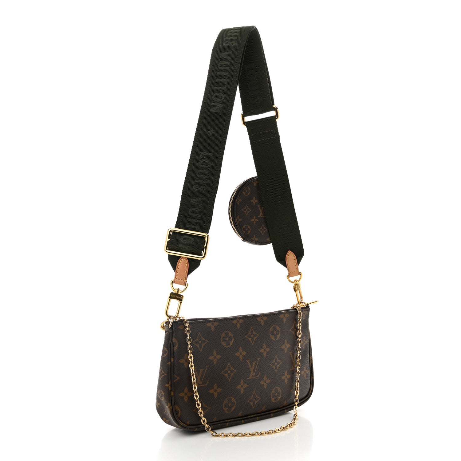 Louis Vuitton Monogram Multi Pochette Accessories Kaki 3 of 12