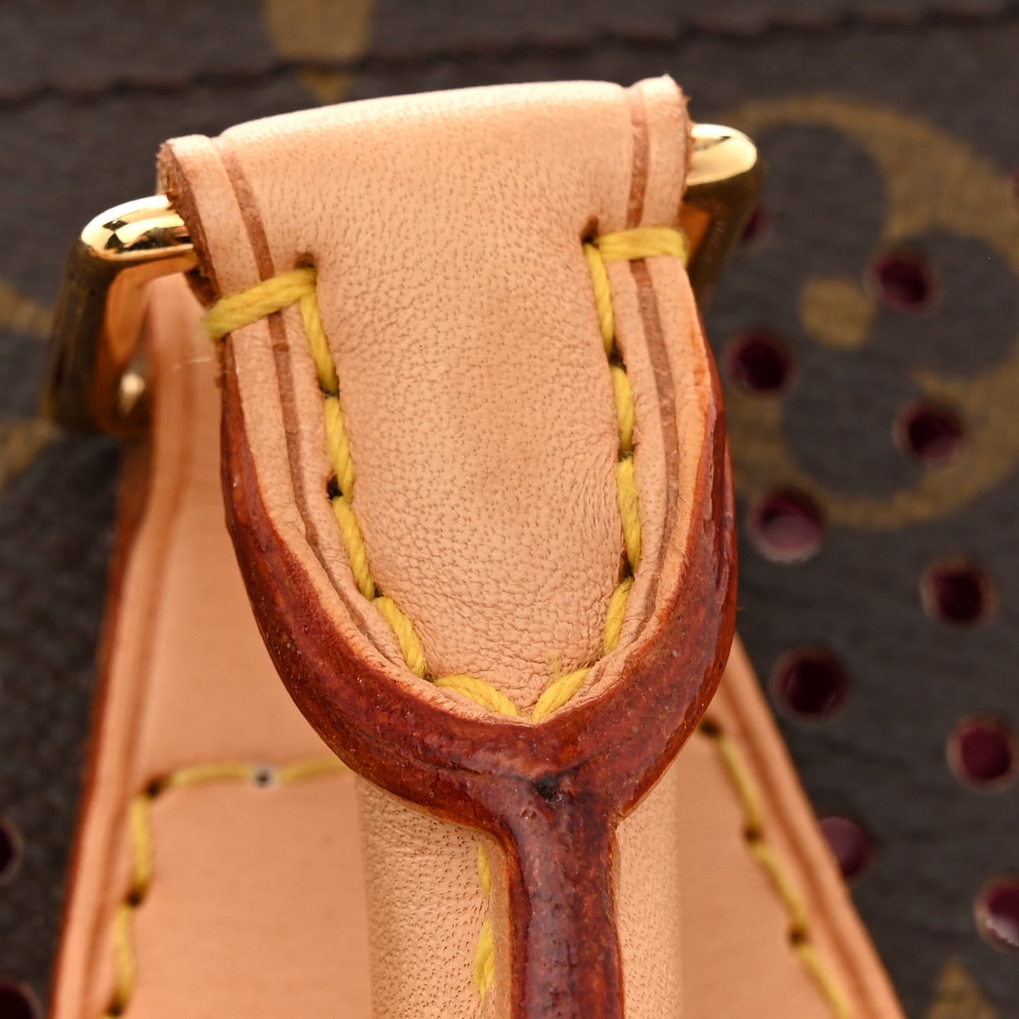 Monogram Perforated Speedy 30 Fuchsia