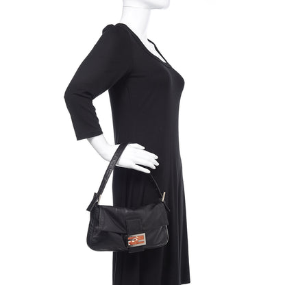 Fendi Calfskin Baguette Black 2 of 10