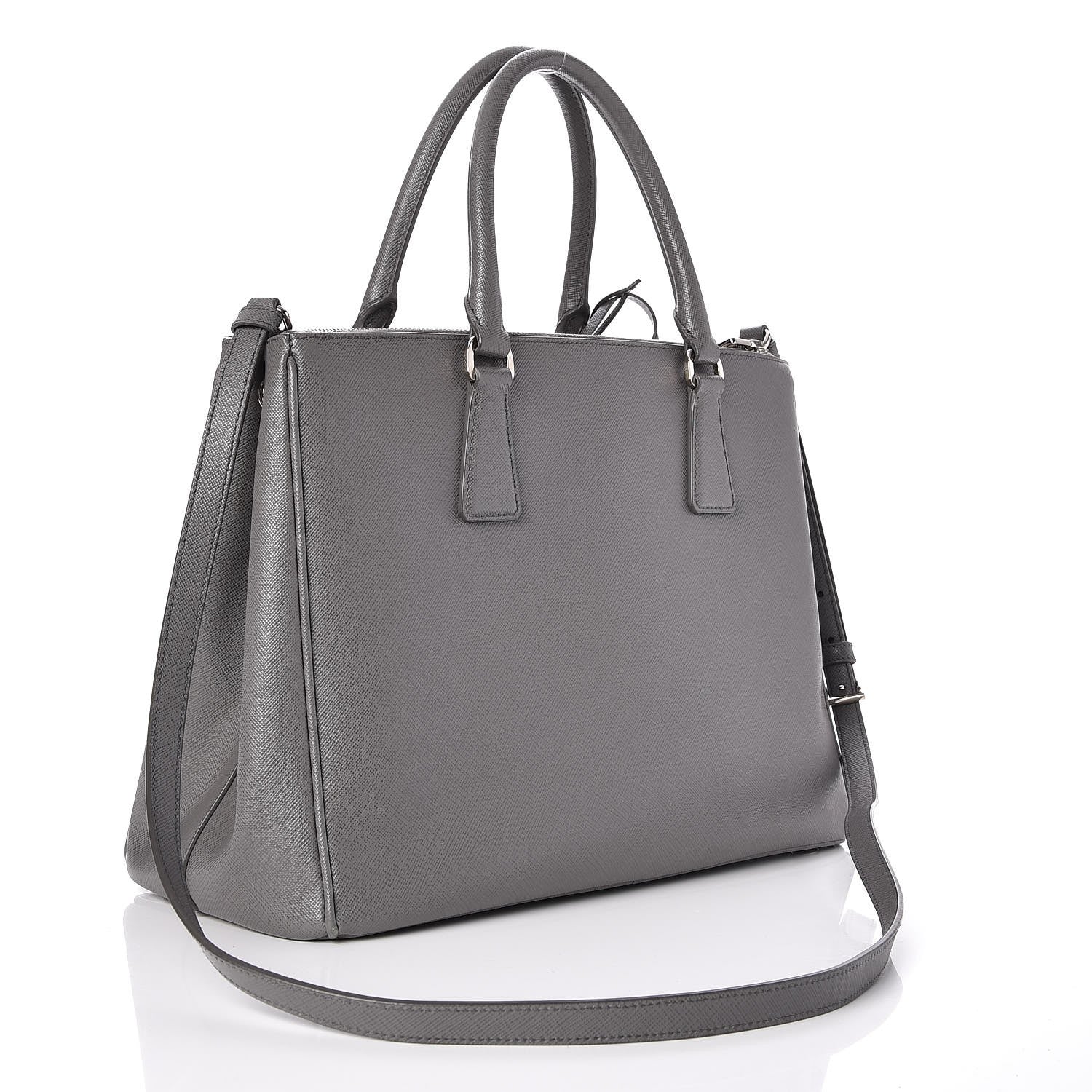 Prada Saffiano Medium Galleria Double Zip Tote Marmo 3 of 7